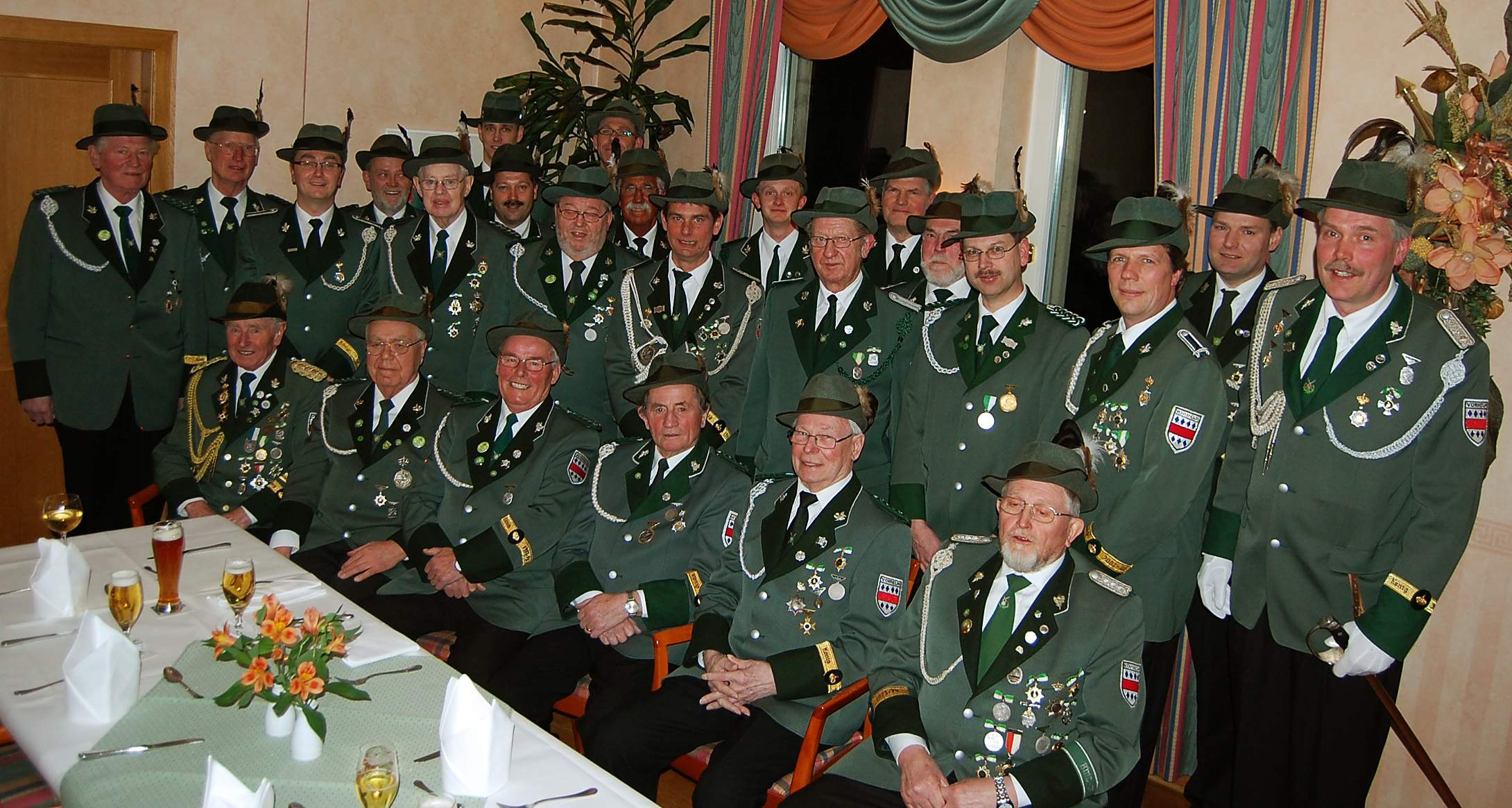 Die Königskompanie des Allgemeinen Schützenvereins Die Königskompanie des Allgemeinen Schützenvereins