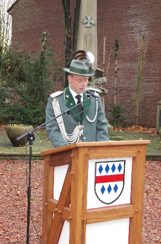 Die Gedenkrede hielt Alfons Deitert Die Gedenkrede hielt Alfons Deitert
